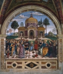 Cappella Baglioni, Pinturicchio, Jezus w świątyni