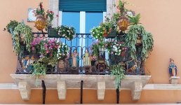 Balkon w Taorminie